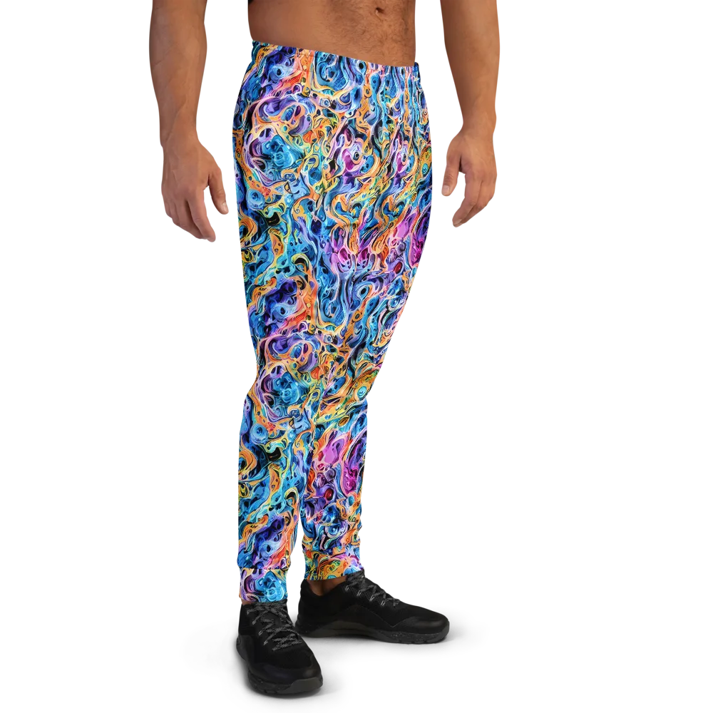 Rococo Vortex on Men's Joggers — Right