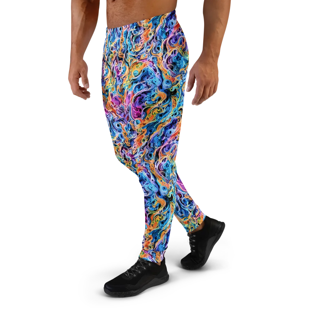 Rococo Vortex on Men's Joggers — Left