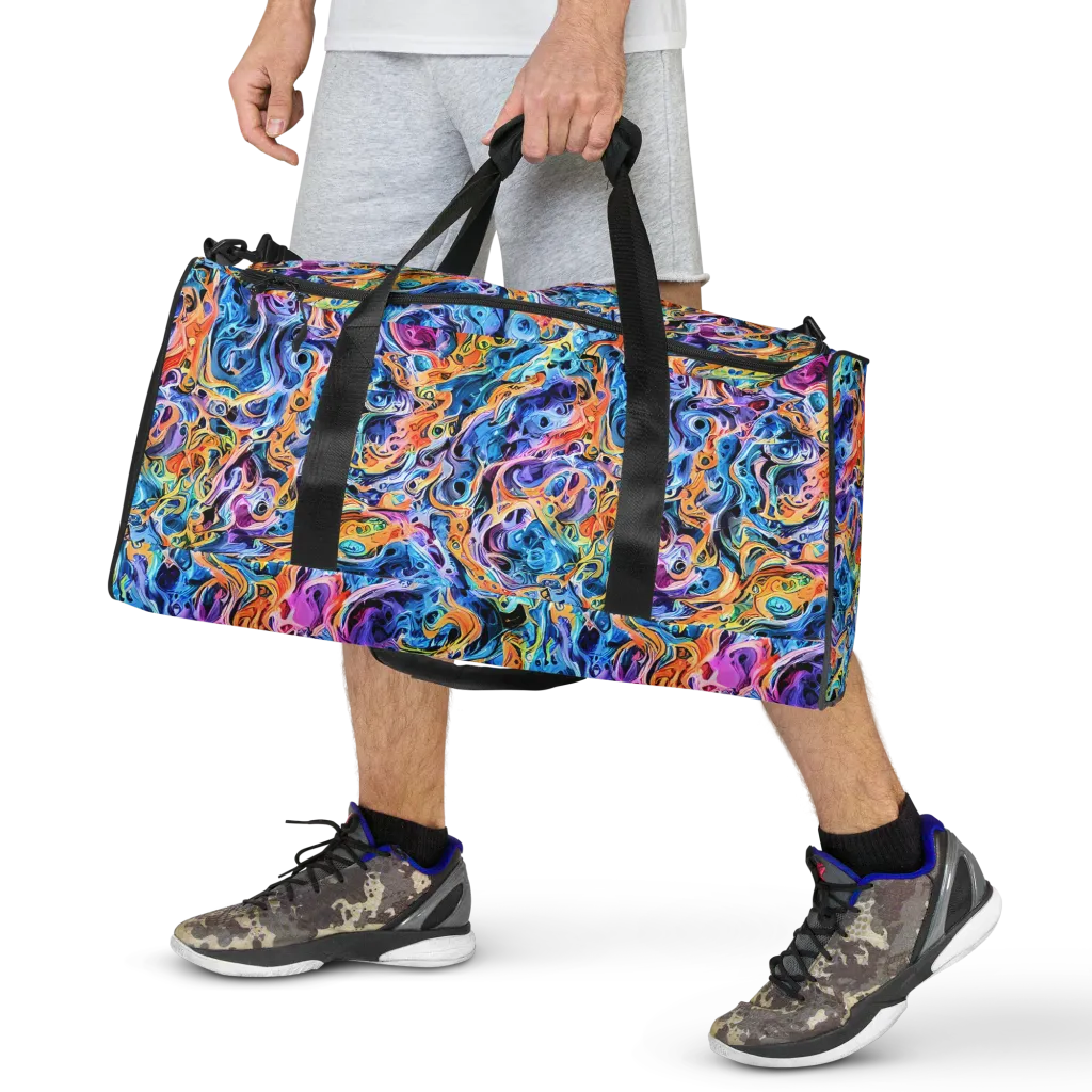 Rococo Vortex on Duffle Bag — Front