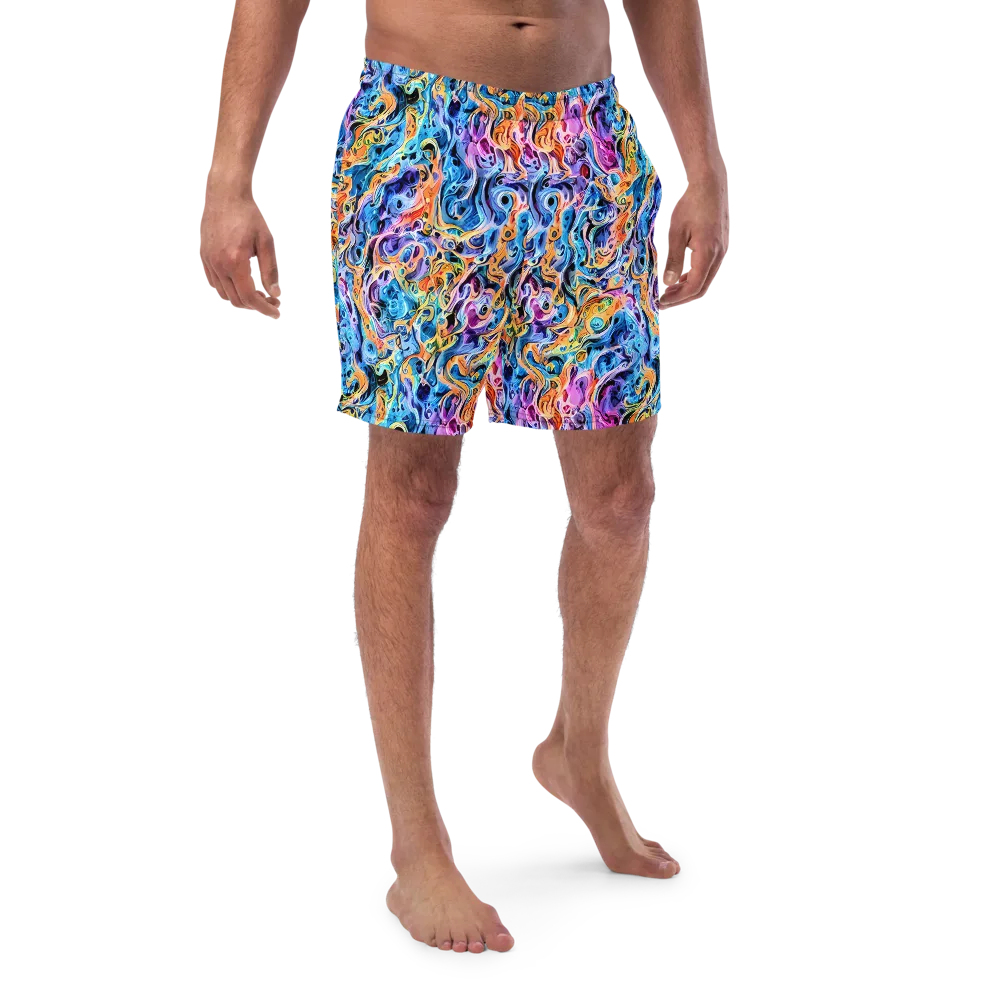 Rococo Vortex on Swim Trunks — Front