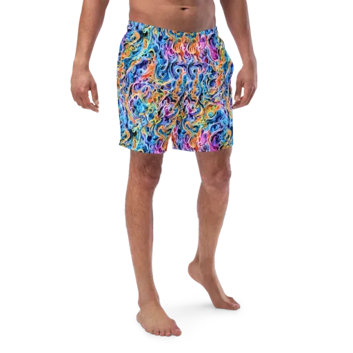 Rococo Vortex on a Swim Trunks