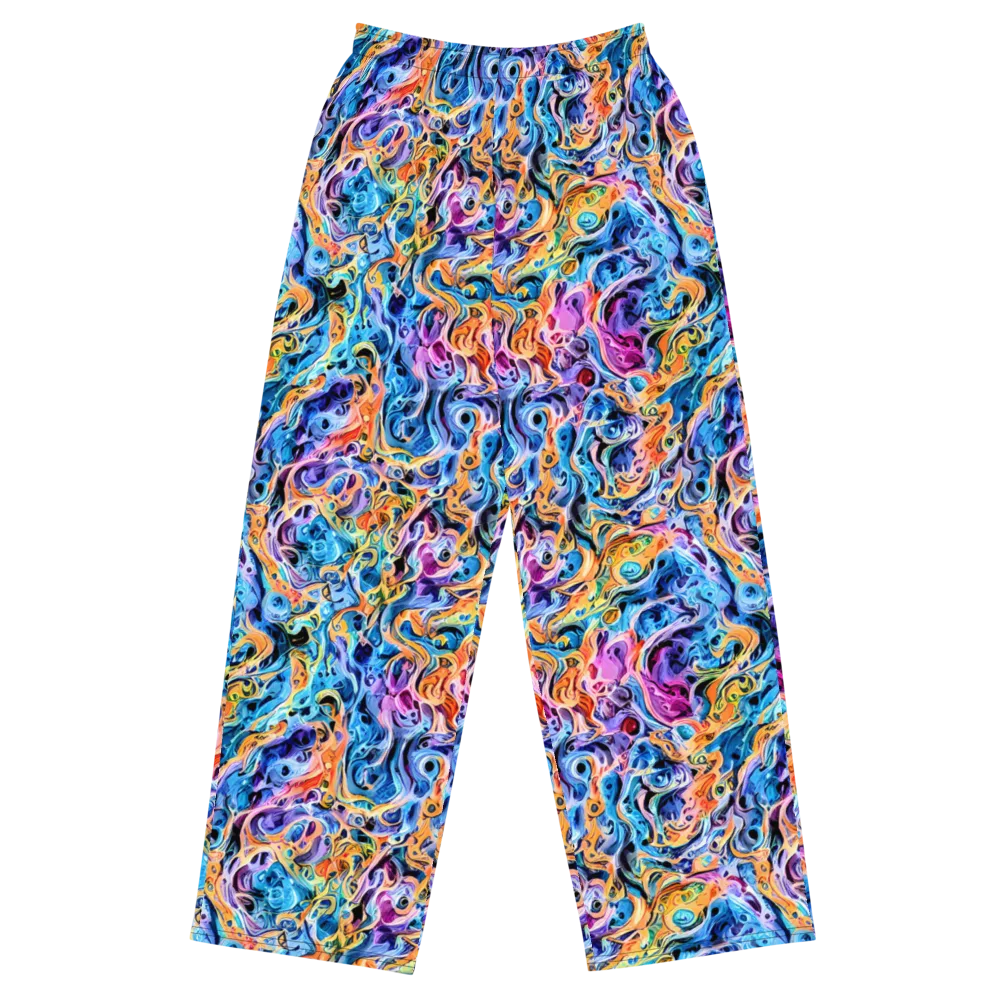 Rococo Vortex on Wide-Leg Pants — Front