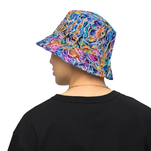 Rococo Vortex on a Reversible Bucket Hat