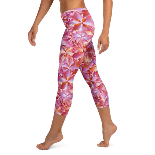 Petal Prism on a Capri Leggings