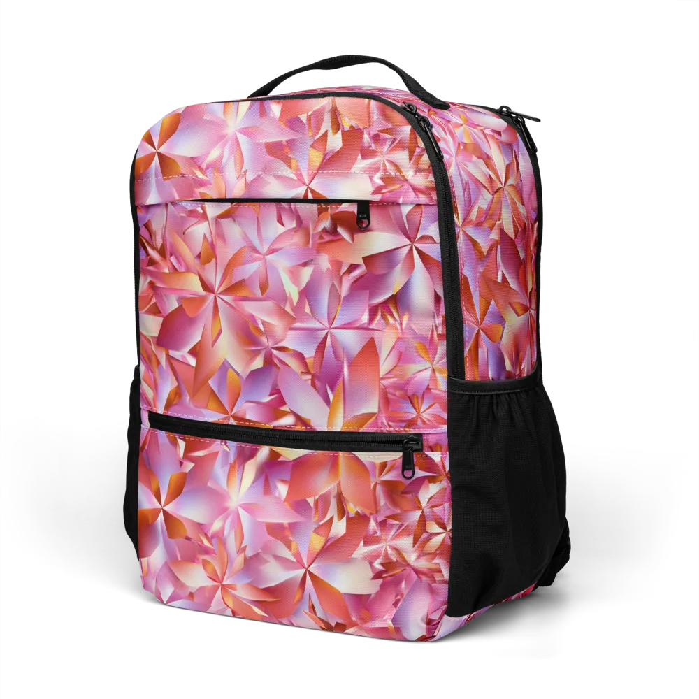 Petal Prism on Utility Backpack — Left Front
