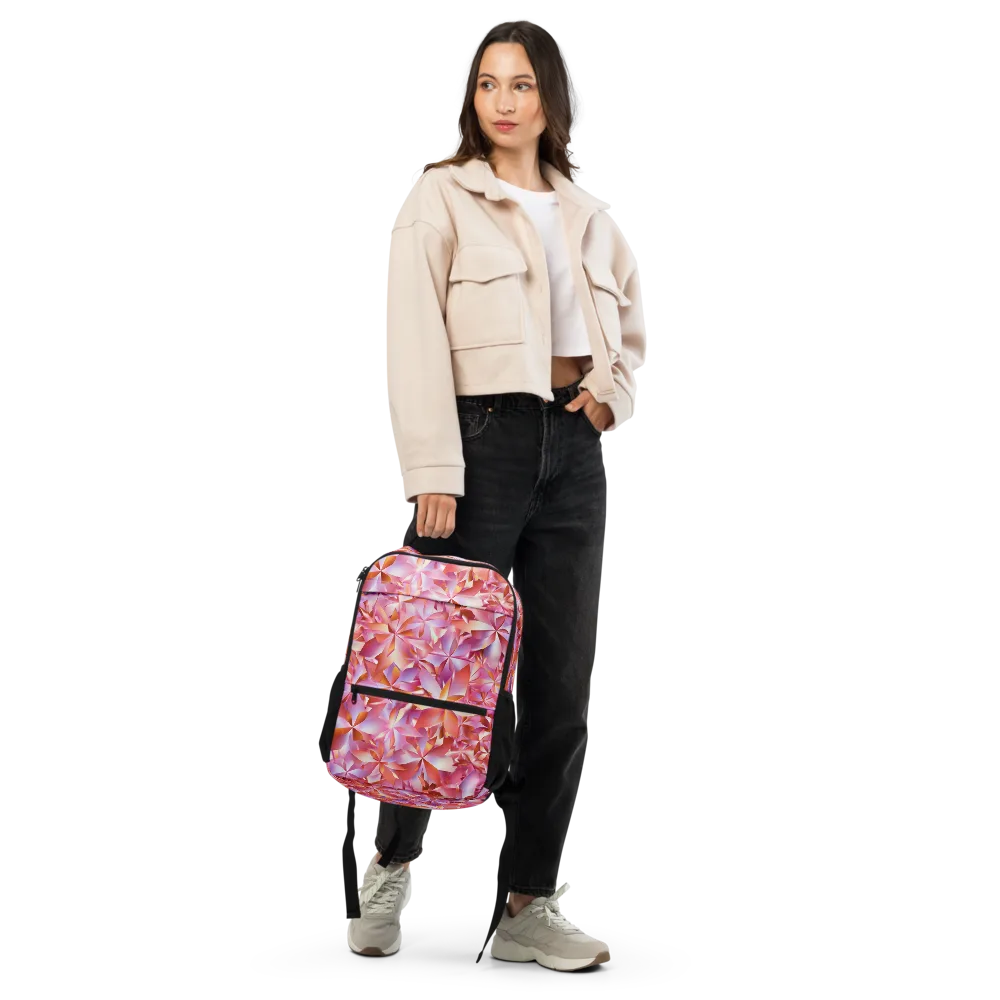 Petal Prism on Utility Backpack — Front
