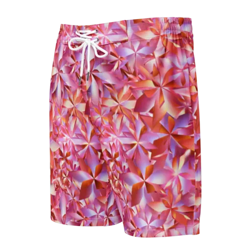 Petal Prism on a Men's Board Shorts