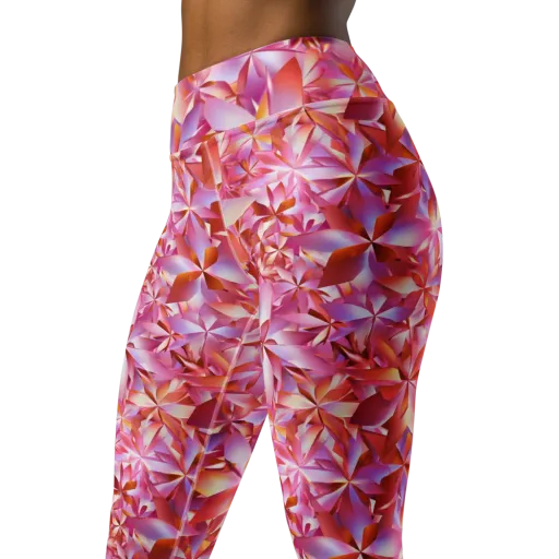 Petal Prism on a Yoga Leggings