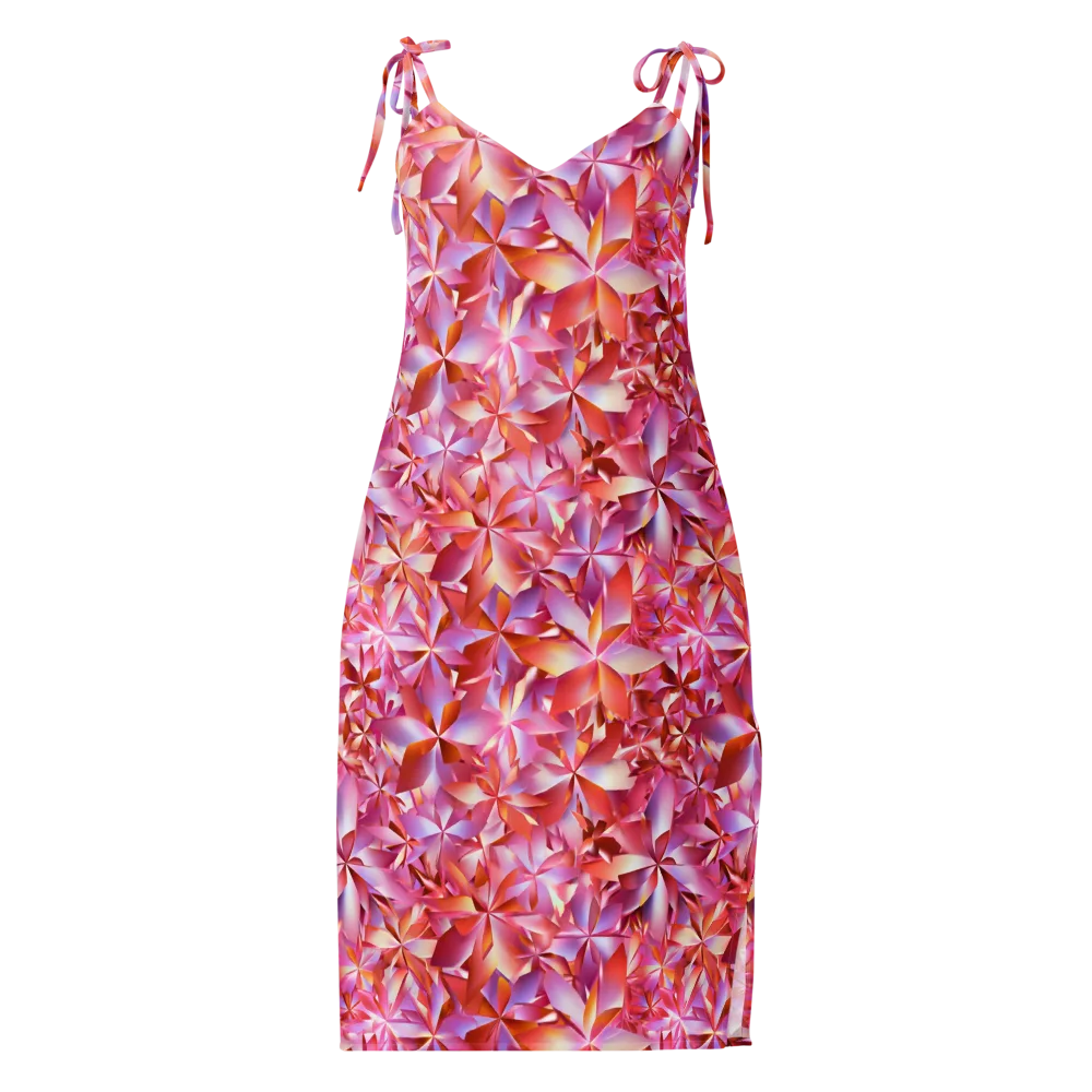 Petal Prism on Slip Dress — Front