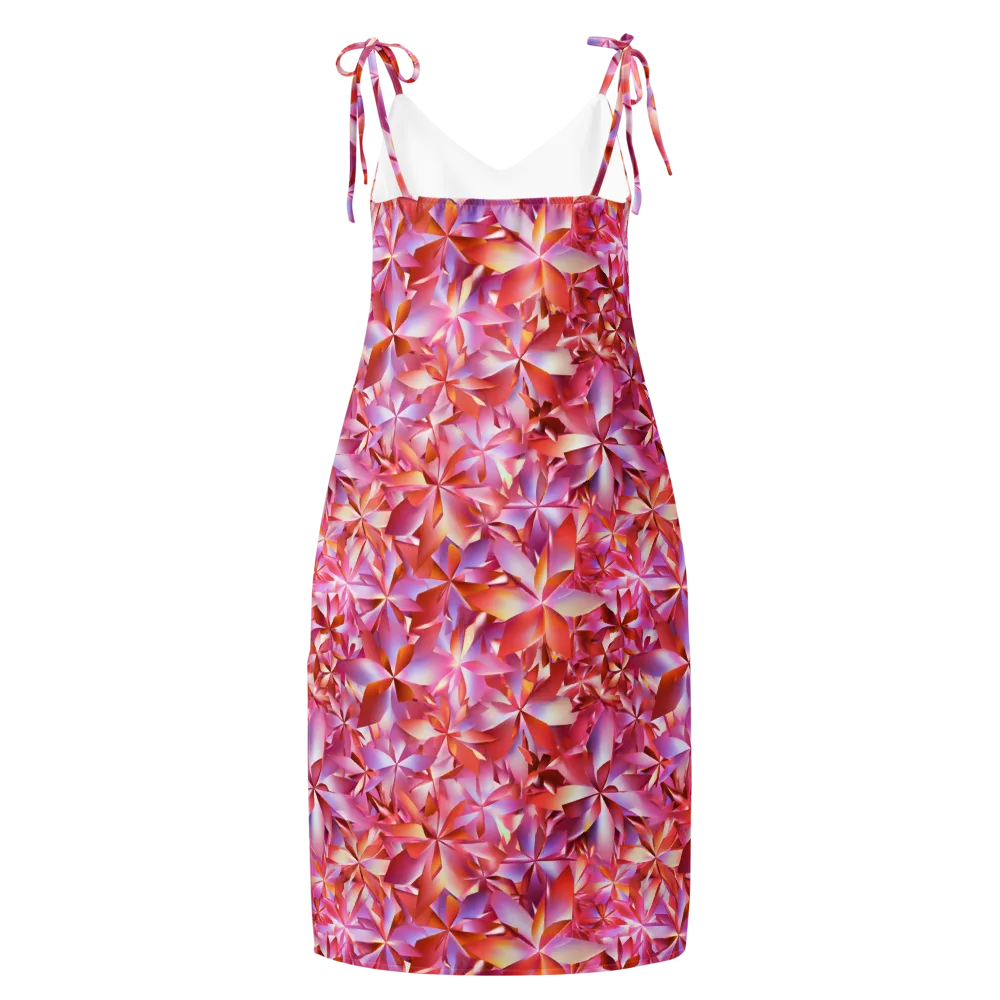 Petal Prism on Slip Dress — Back