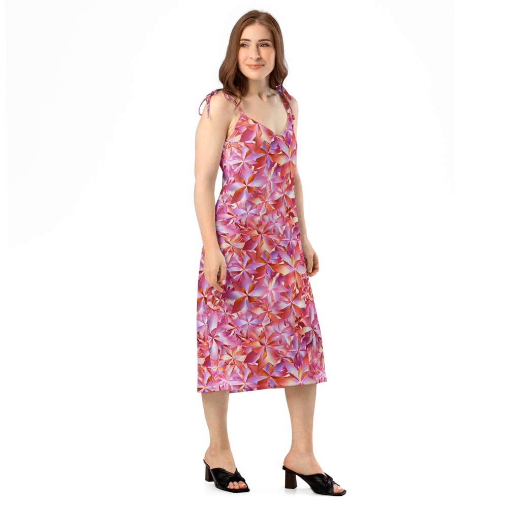 Petal Prism on Slip Dress — Right Front