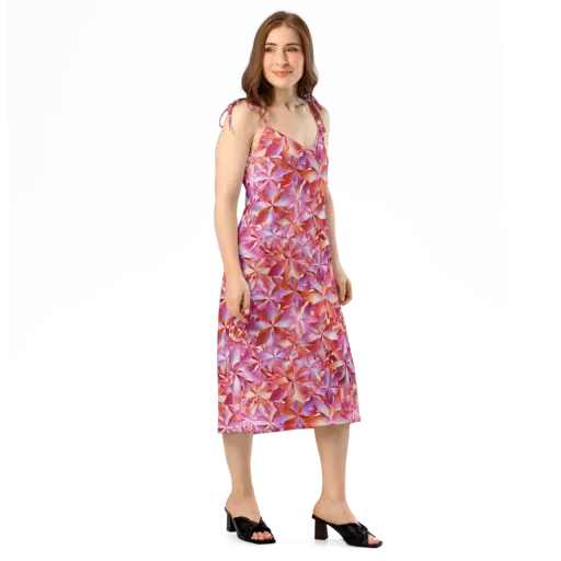 Petal Prism on a Slip Dress