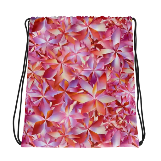 Petal Prism on a Drawstring Bag