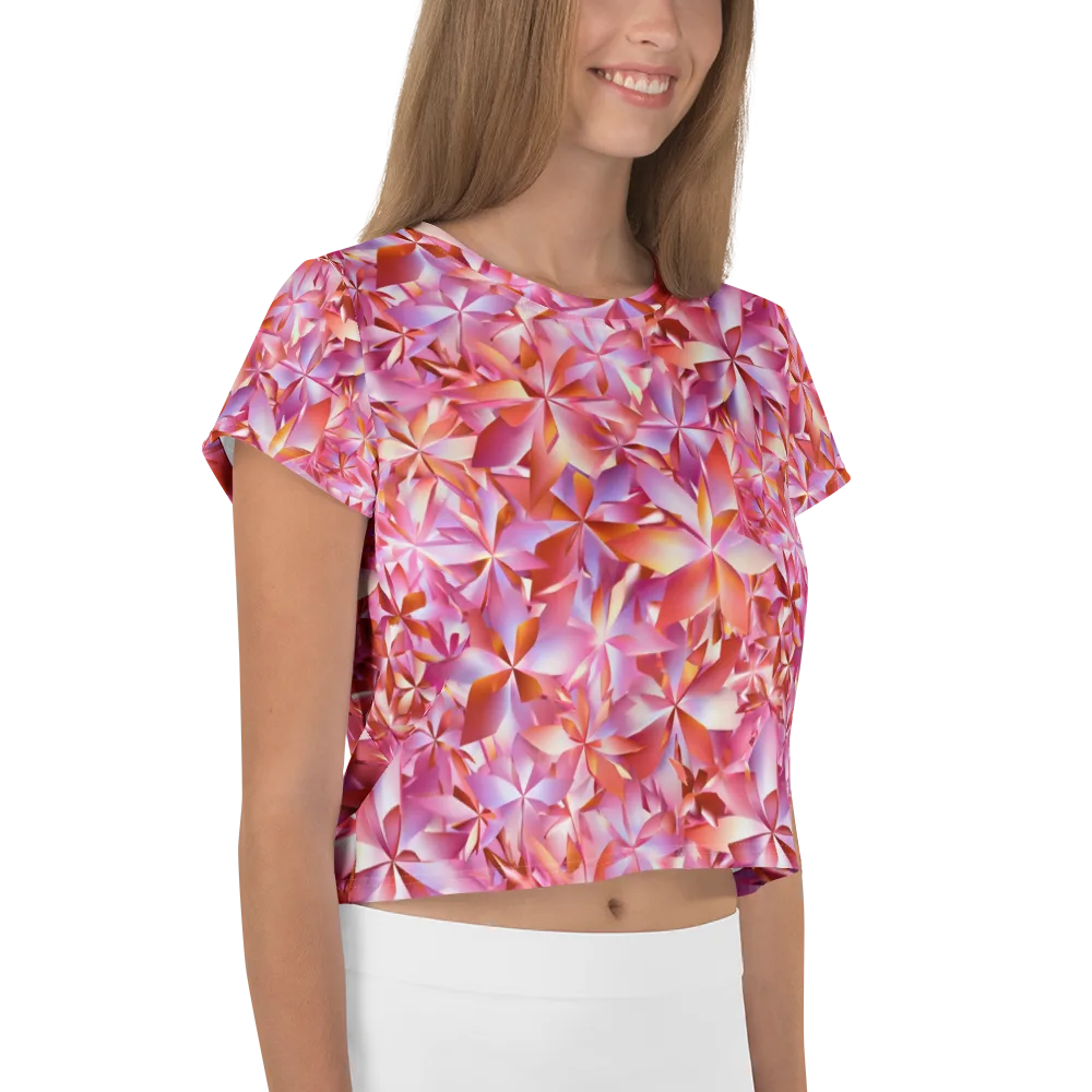 Petal Prism on Crop Tee — Right
