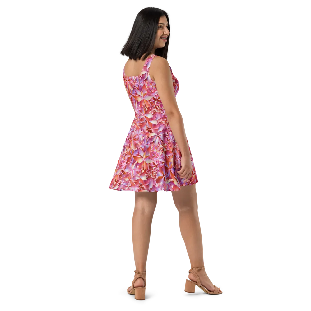 Petal Prism on Skater Dress — Right