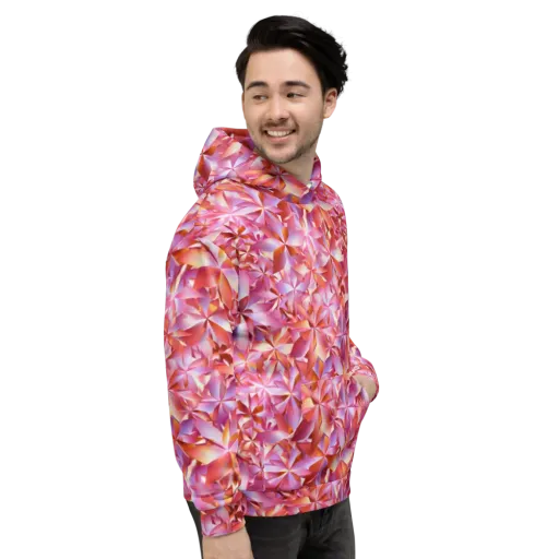 Petal Prism on a Hoodie