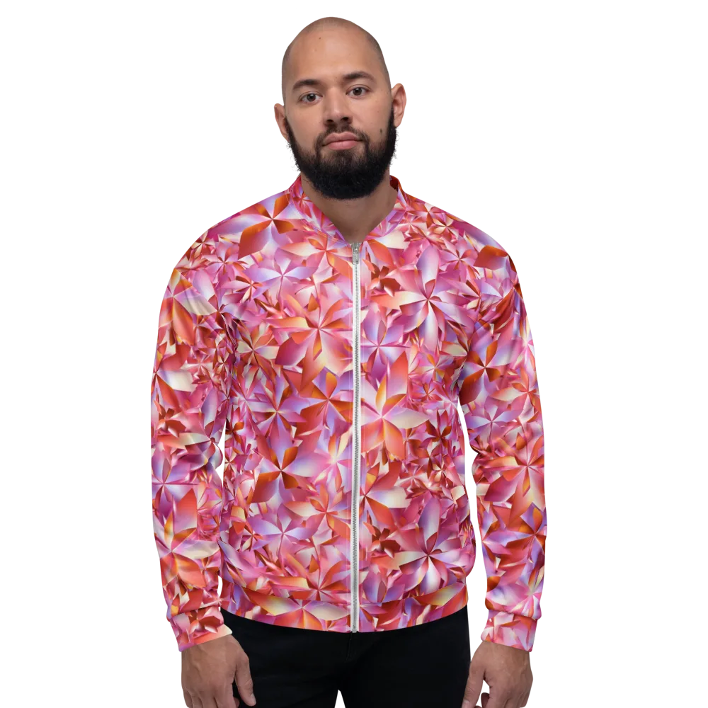 Petal Prism on Bomber Jacket — Front