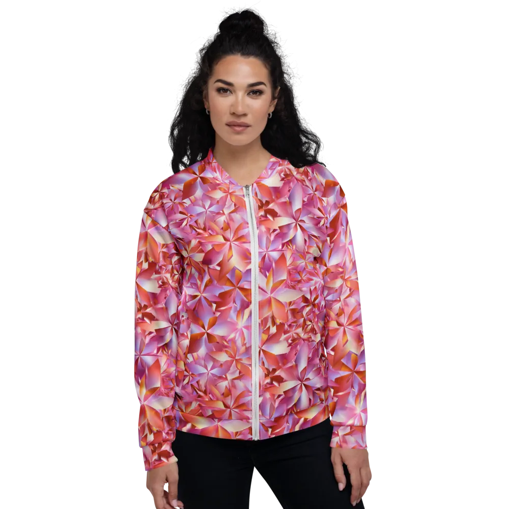 Petal Prism on Bomber Jacket — Front