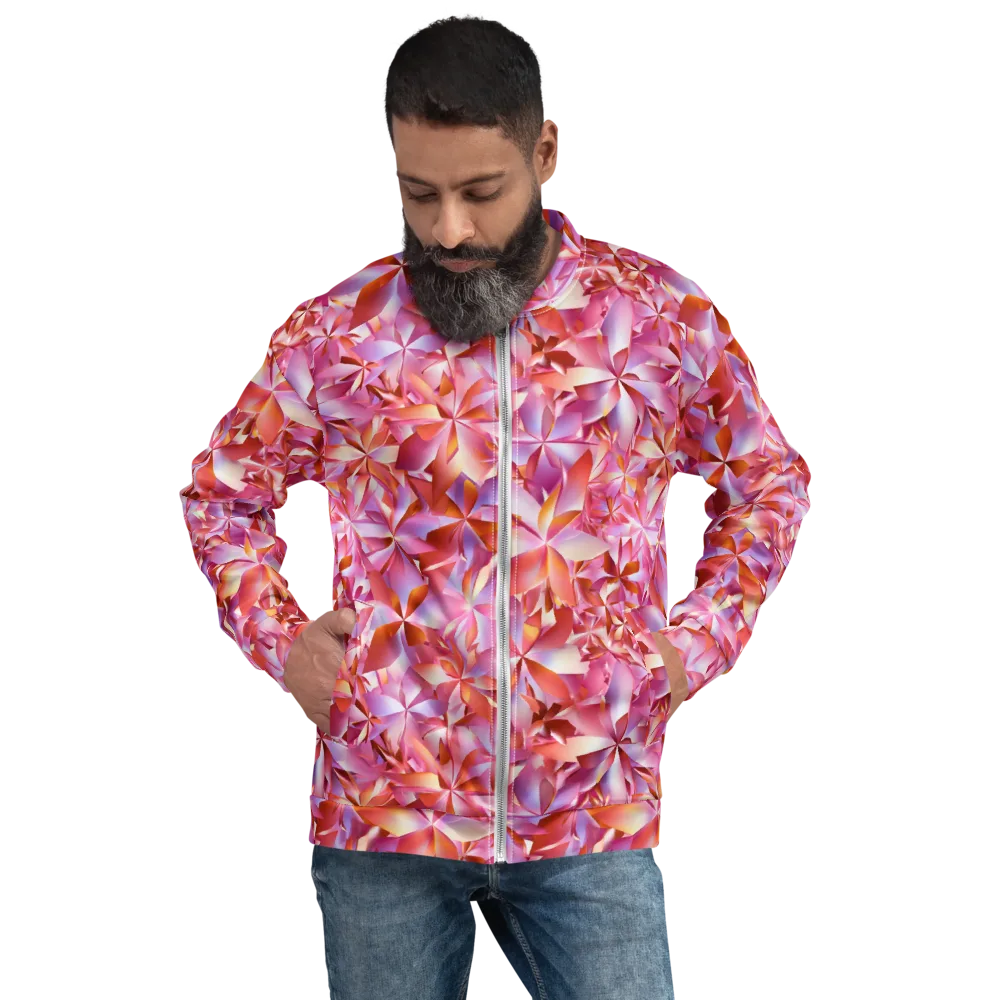 Petal Prism on Bomber Jacket — Front