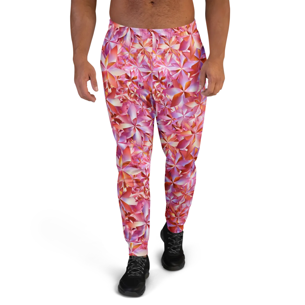 Petal Prism on Men's Joggers — Front