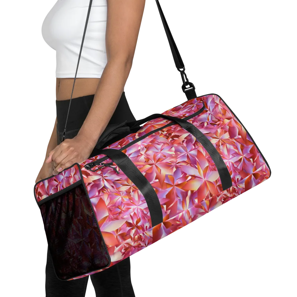 Petal Prism on Duffle Bag — Front