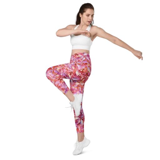 Petal Prism on a Leggings with Pockets