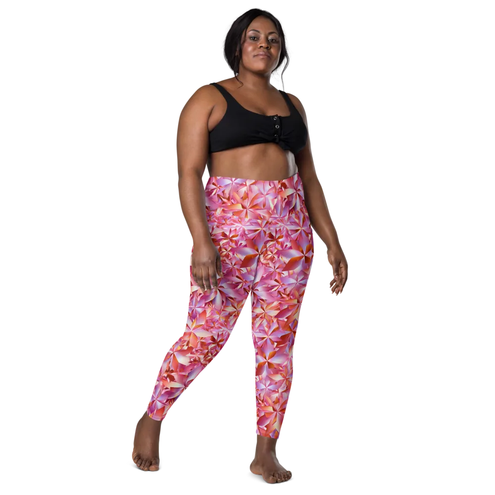 Petal Prism on Leggings with Pockets — Front
