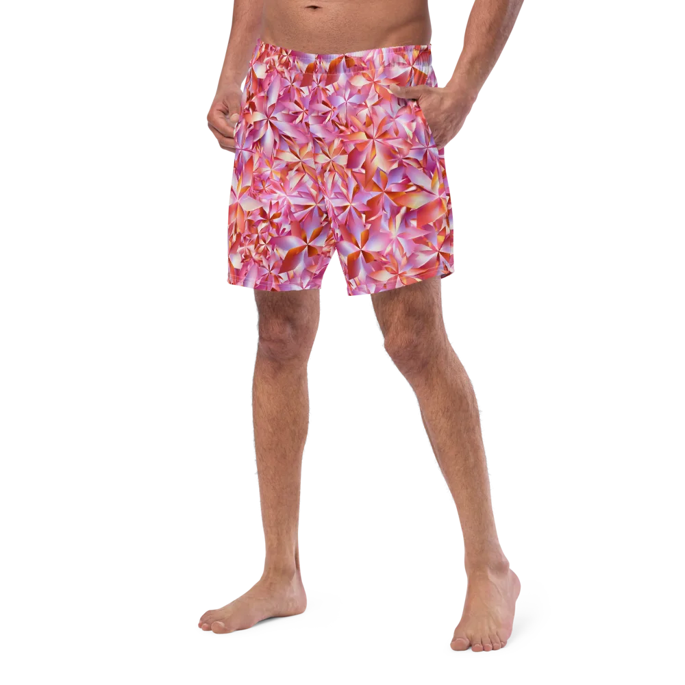 Petal Prism on Swim Trunks — Left Front
