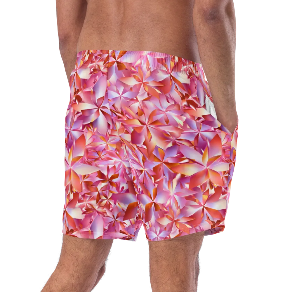 Petal Prism on Swim Trunks — Right Back