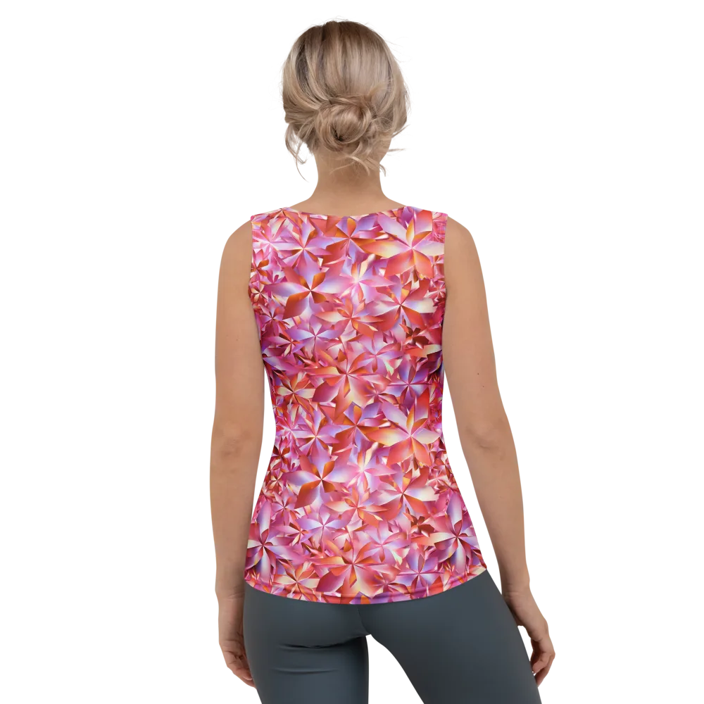 Petal Prism on Women's Tank Top — Back