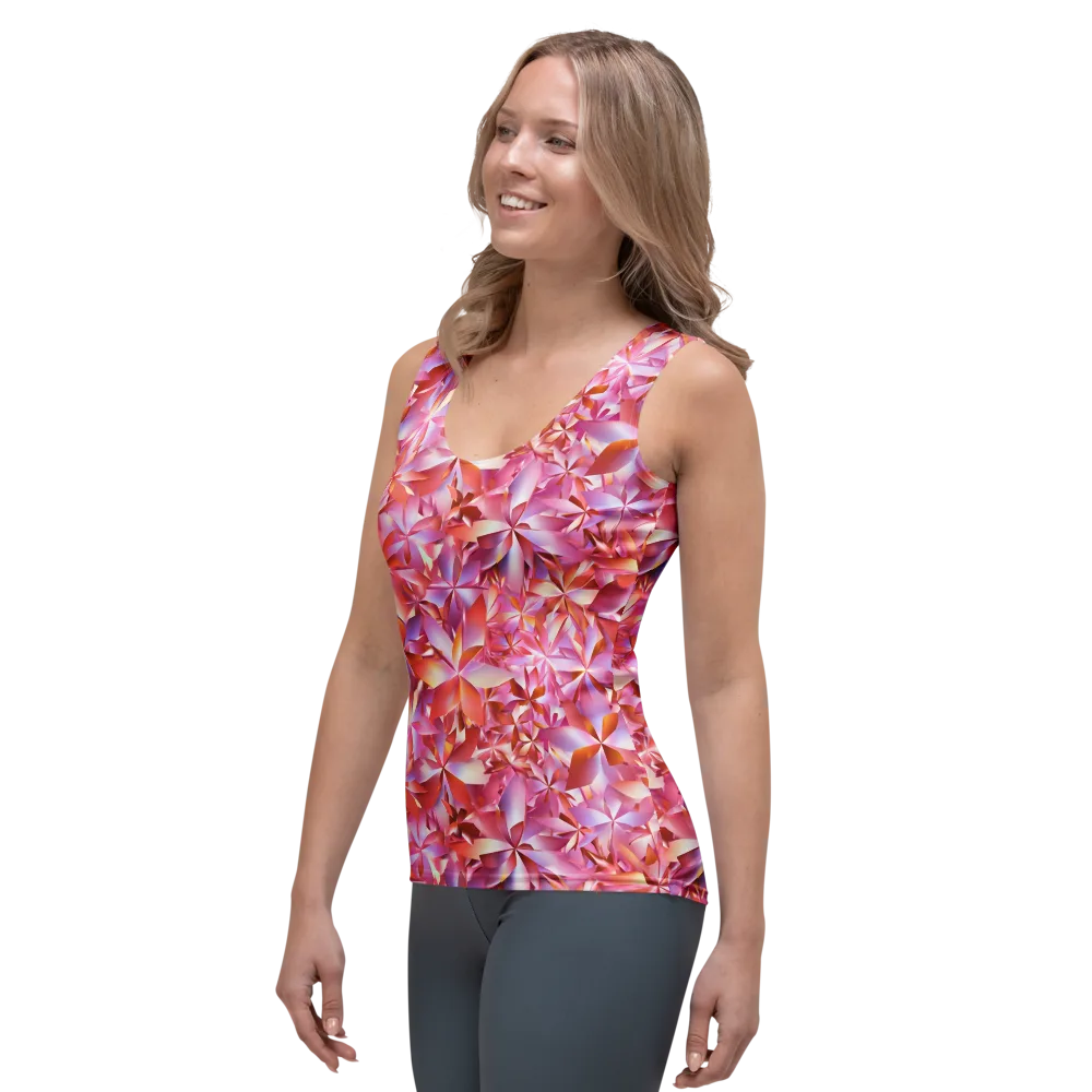 Petal Prism on Women's Tank Top — Left Front