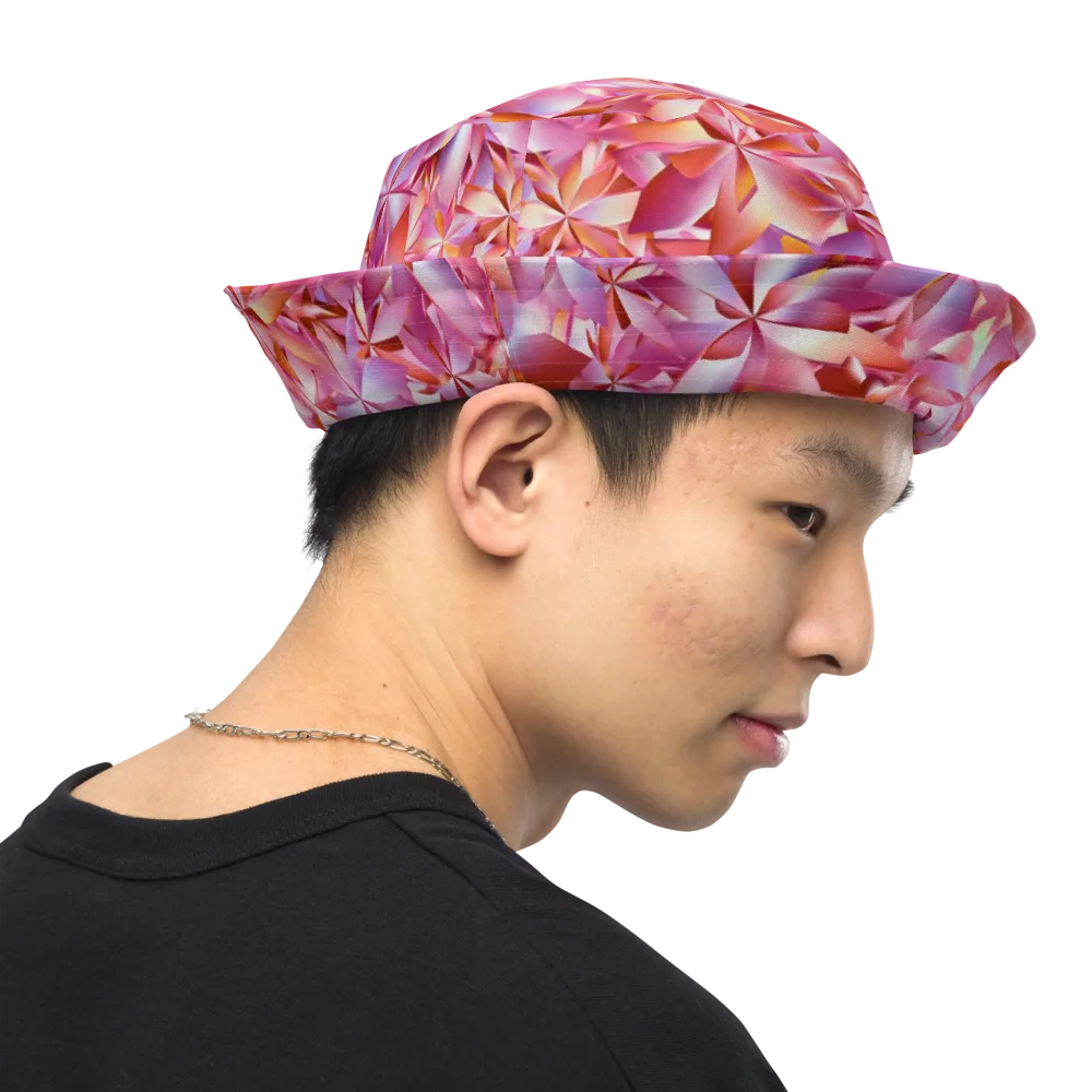 Petal Prism on Reversible Bucket Hat — Right Outside