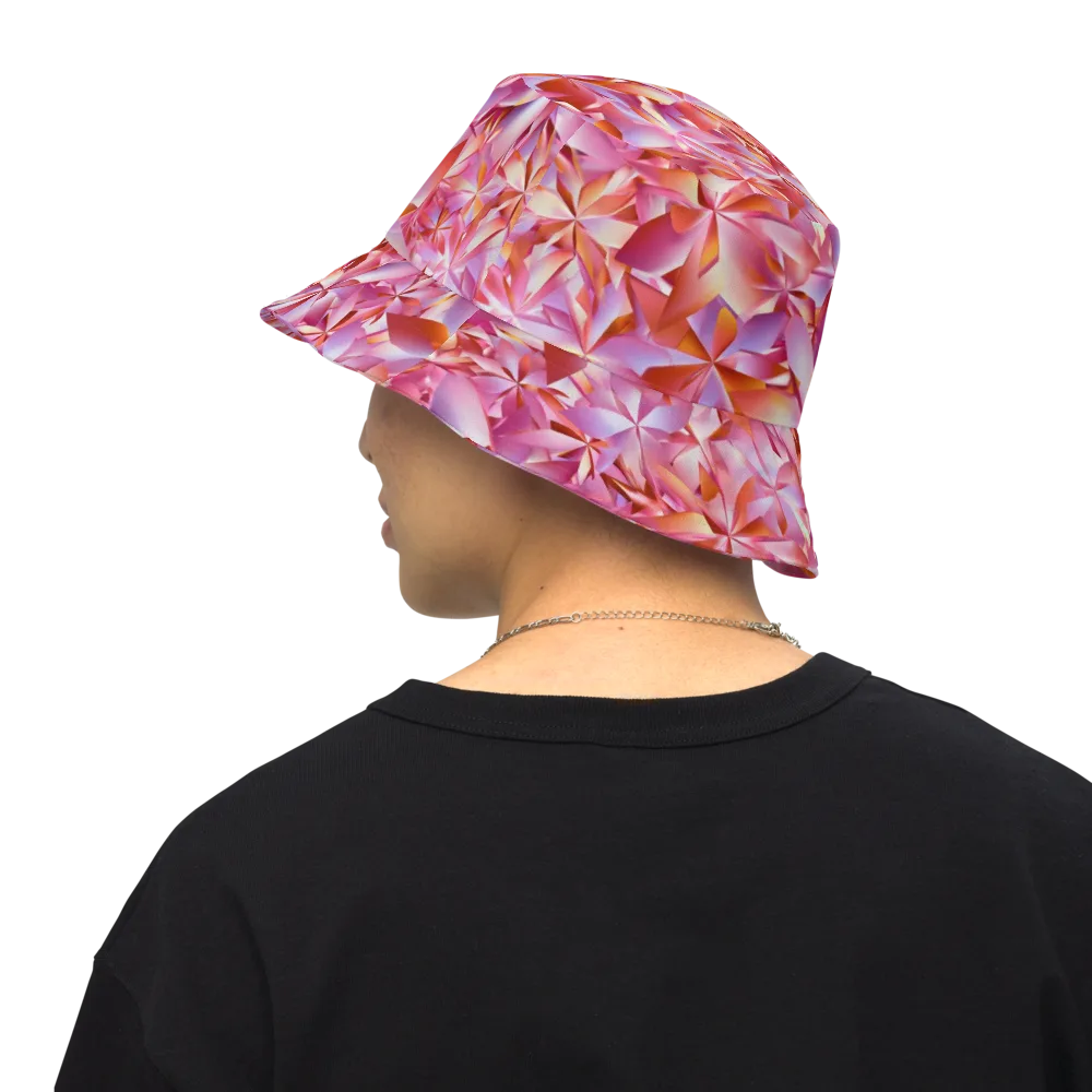 Petal Prism on Reversible Bucket Hat — Back Inside