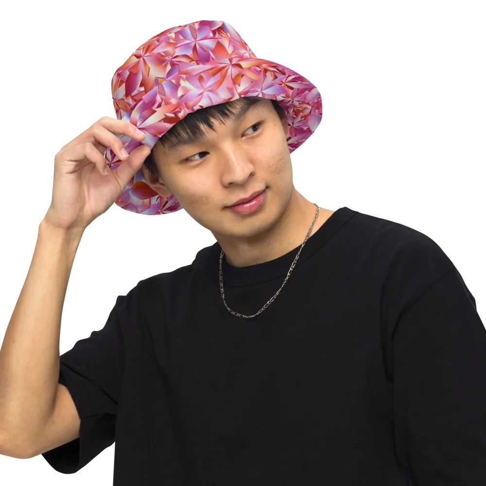 Petal Prism on Reversible Bucket Hat — Front Inside
