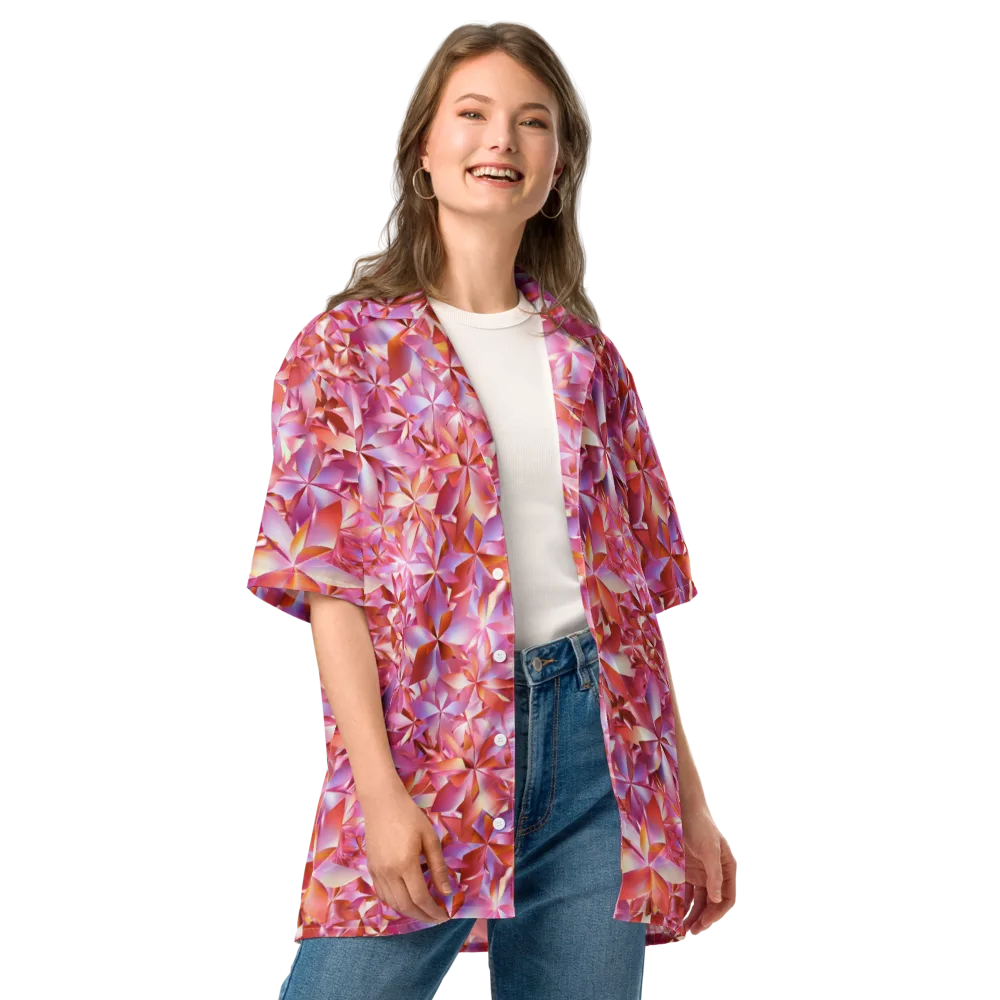 Petal Prism on Button Shirt — Front