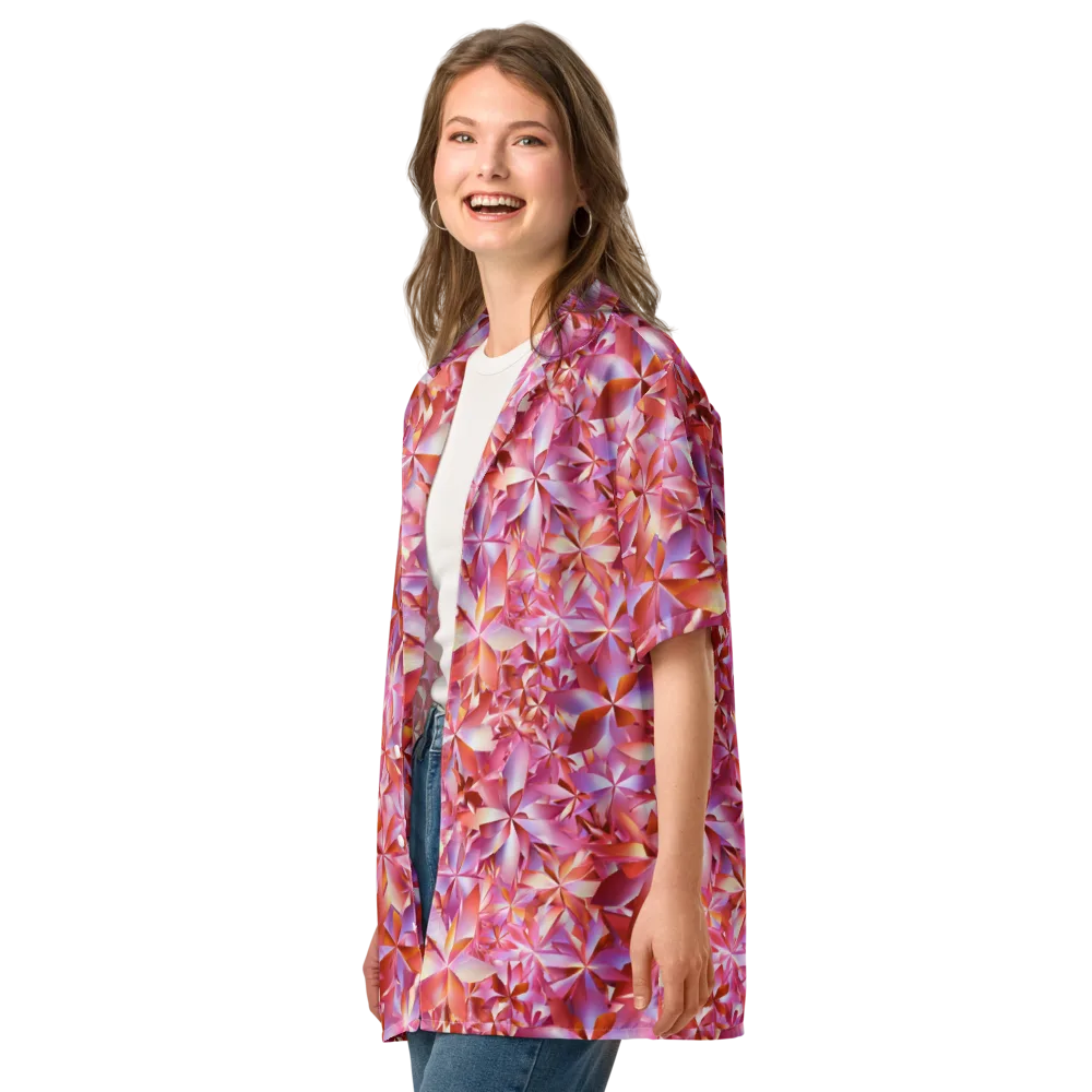 Petal Prism on Button Shirt — Left Front