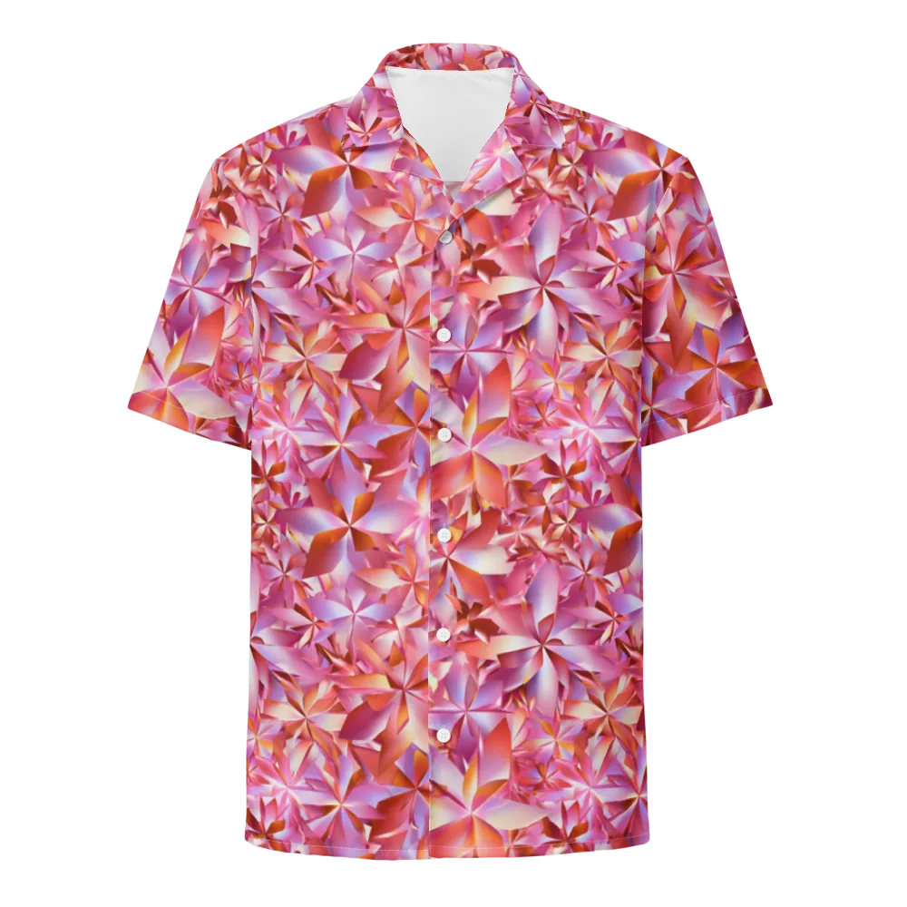 Petal Prism on Button Shirt — Front