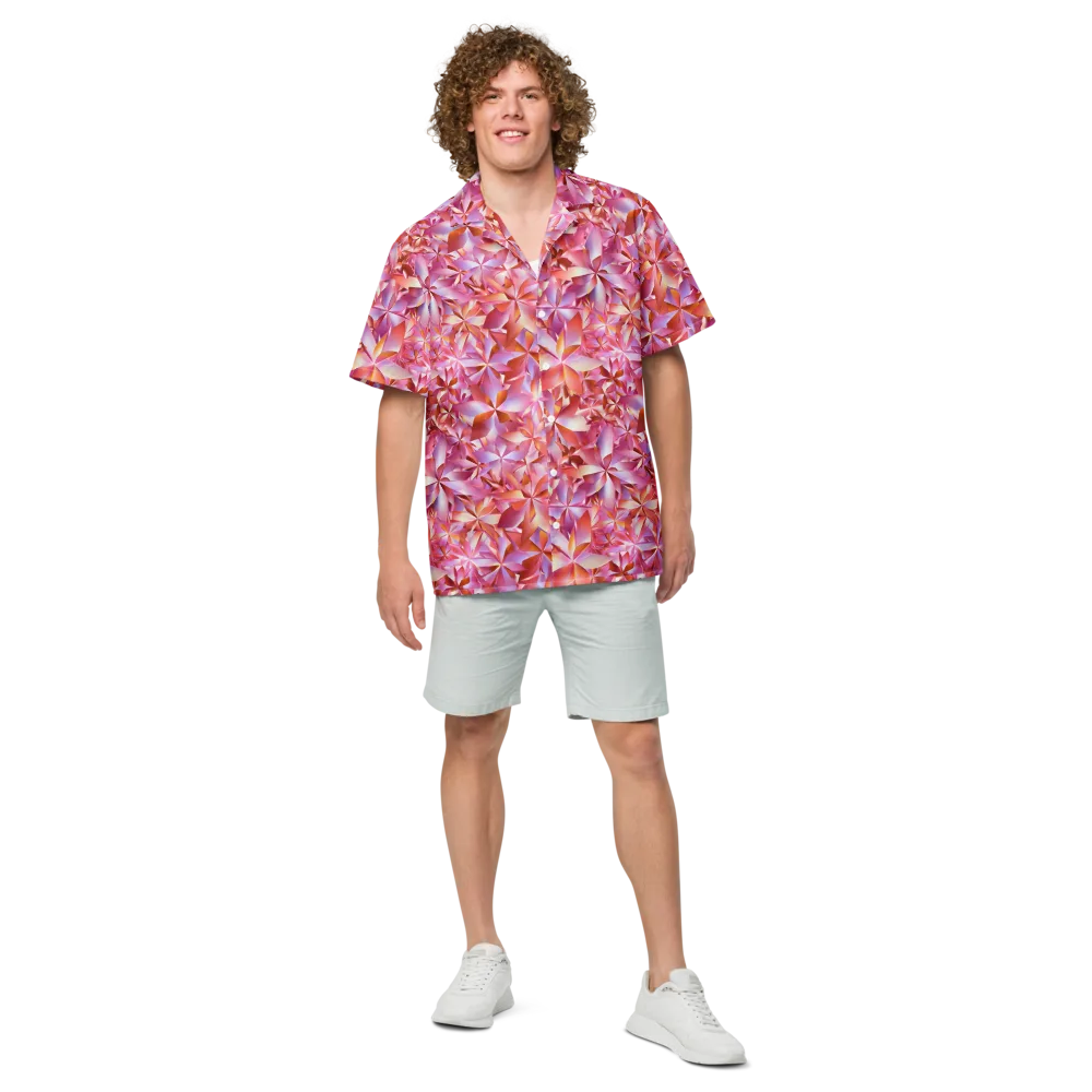 Petal Prism on Button Shirt — Front