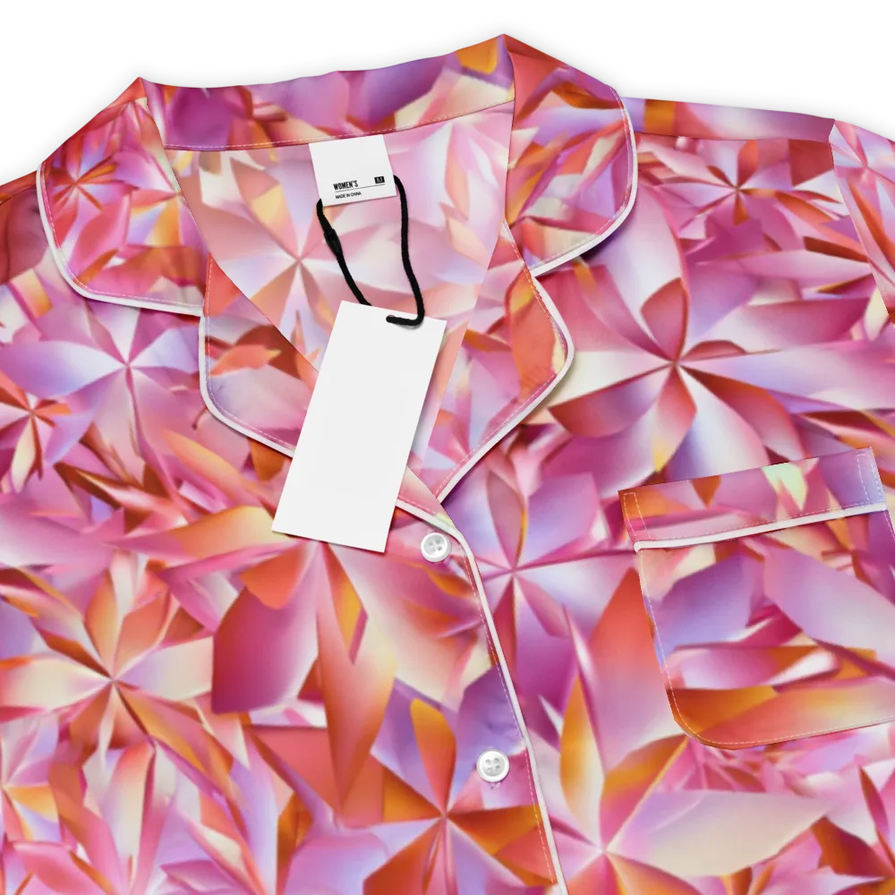 Petal Prism on Women's Short Sleeve Pajama Top — Product details