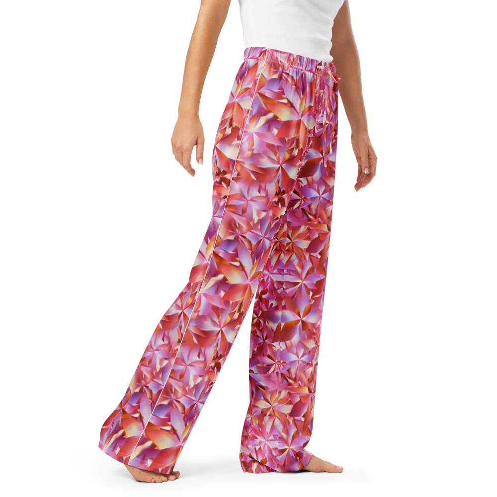 Petal Prism on Women's Pajama Pants — Right Front