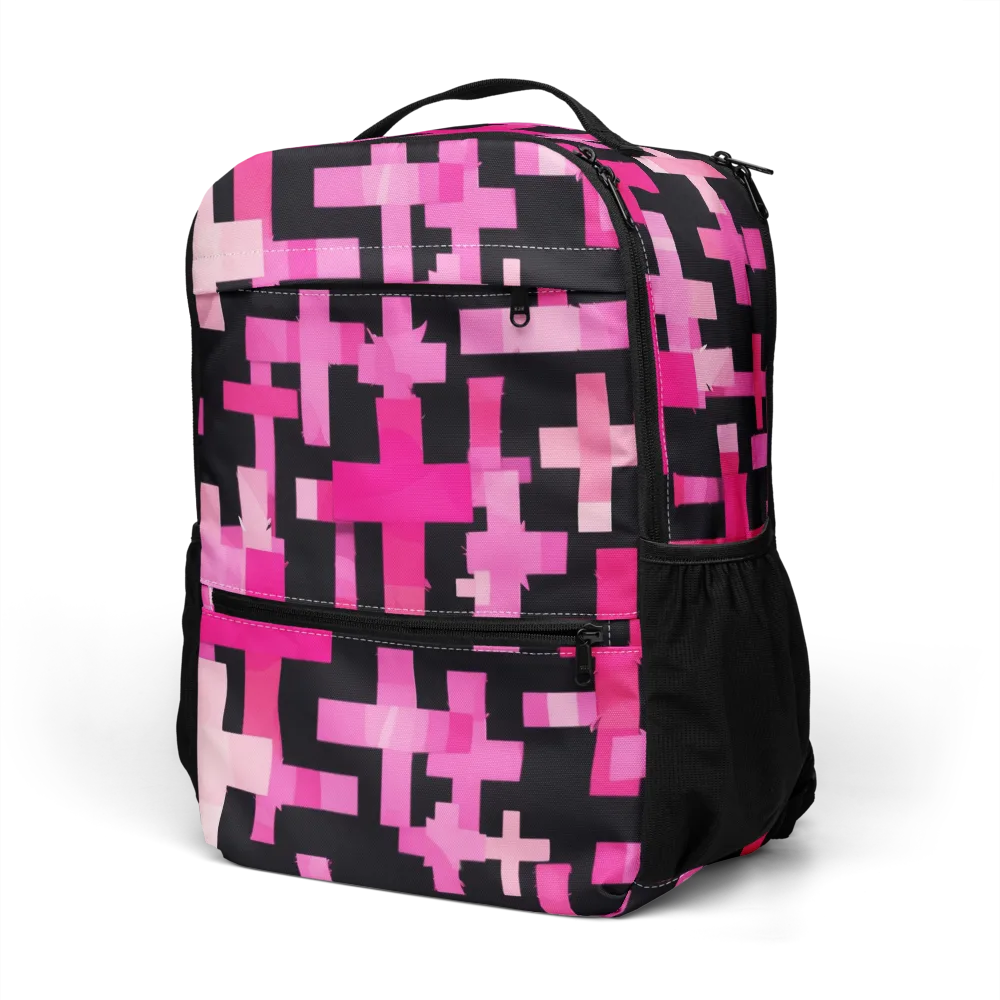 Magenta Junction on Utility Backpack — Left Front