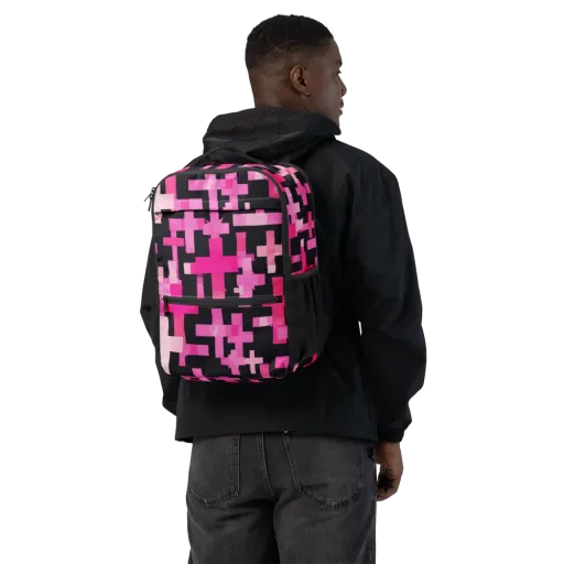 Magenta Junction on a Utility Backpack