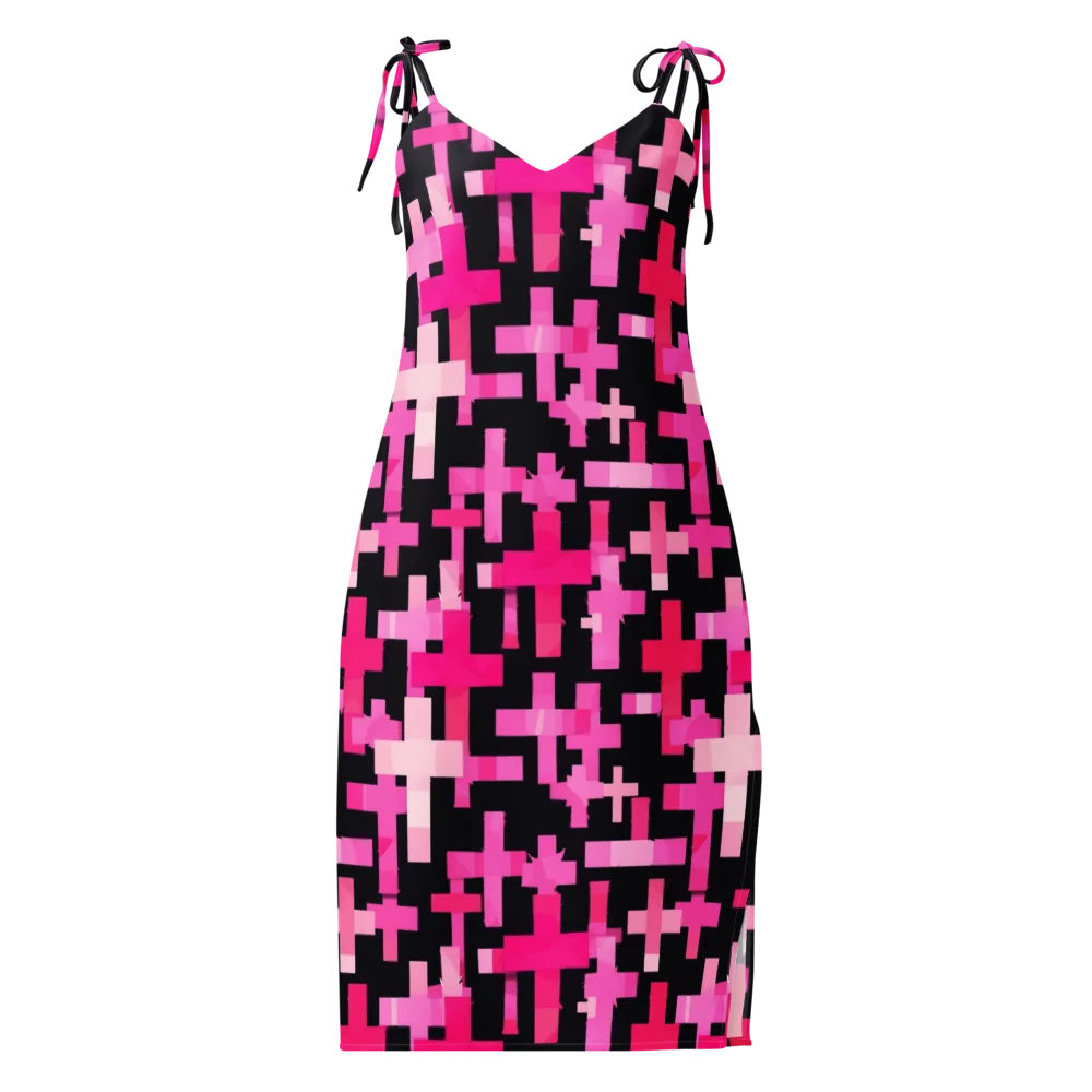 Magenta Junction on Slip Dress — Front