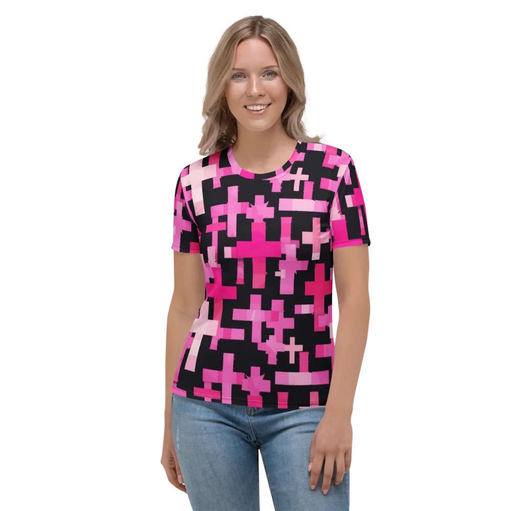 Magenta Junction on Women's Crew Neck T-Shirt — Front