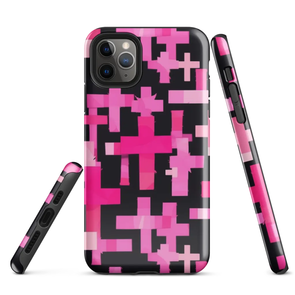 Magenta Junction on Tough Case for iPhone® — Front