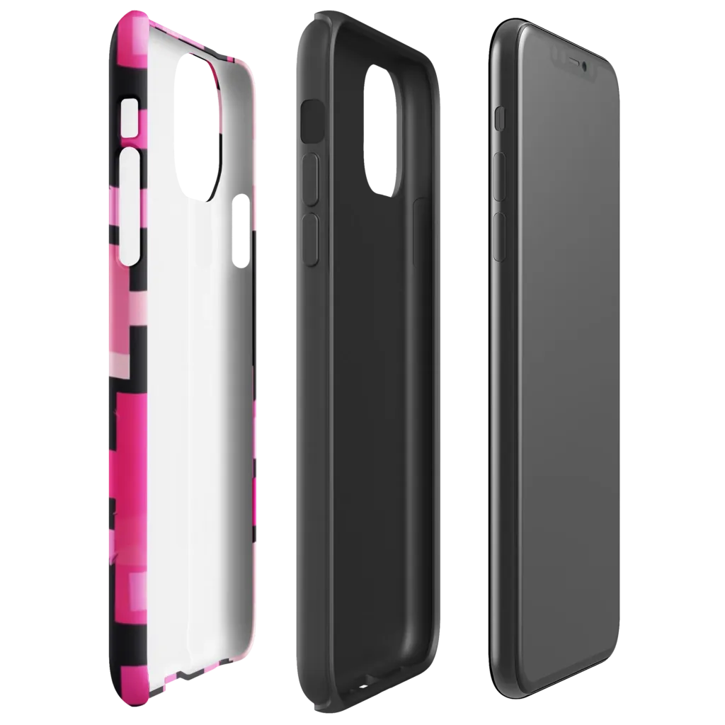 Magenta Junction on Tough Case for iPhone® — Right