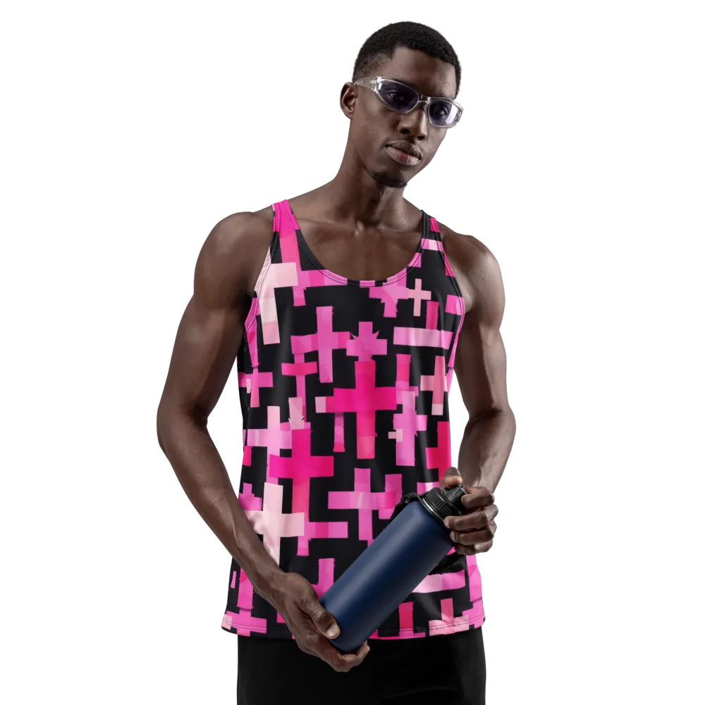 Magenta Junction on Men's Tank Top — Front