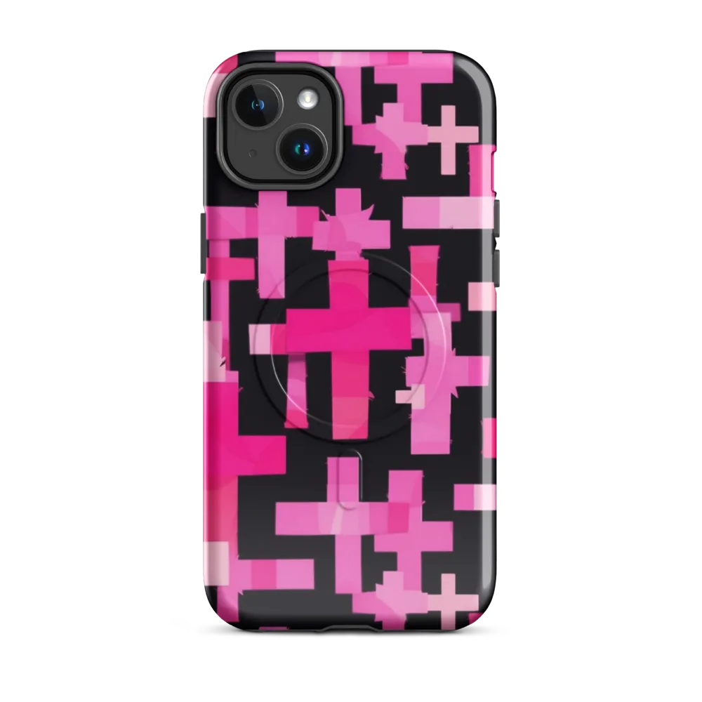 Magenta Junction on MagSafe Tough Case for iPhone® — Front