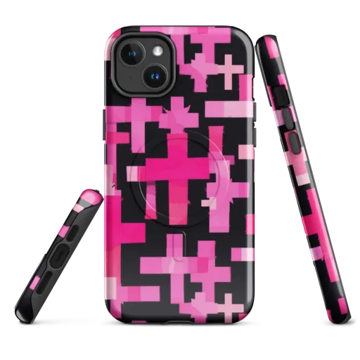 Magenta Junction on a MagSafe Tough Case for iPhone®