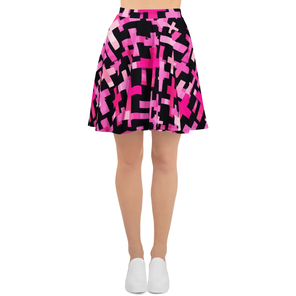 Magenta Junction on Skater Skirt — Front